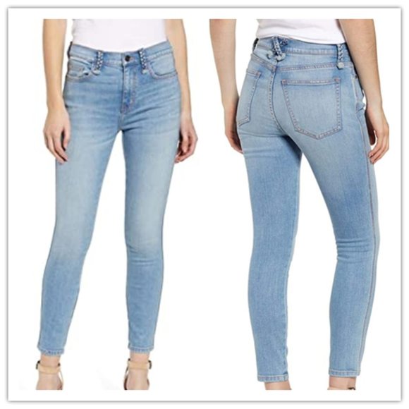 Current/Elliott Braided Caballo High Waist Jeans - Picture 3 of 7